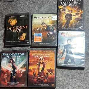 Resident evil DVD set